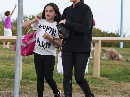 Jodi Gordon appeared happy and relaxed as she spent time with her daughter Aleeia in Sydney on Sunday