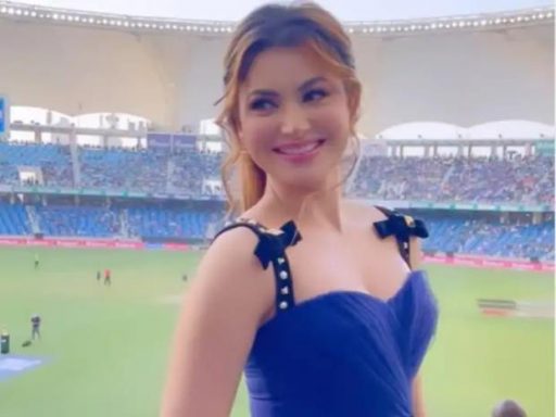 Urvashi Rautela heavily trolled by Netizens after turning up in 2nd round of Indo-Pak match at Asia Cup; watch how internet responded