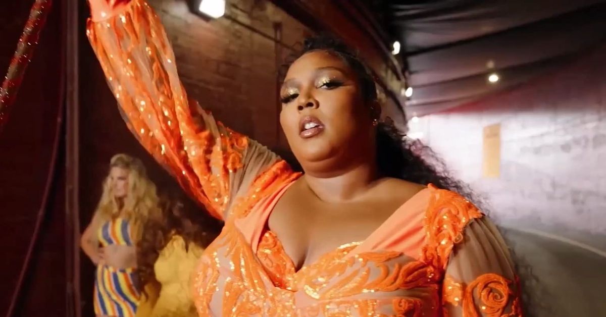 A screenshot of Lizzo from her first series