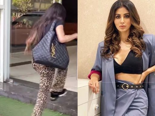 OOPS Moment! Mouni Roy SLIPS And Almost Falls From Steps While Posing For Paparazzi; Netizen Says ‘Popat Ho Gaya’-See VIDEO