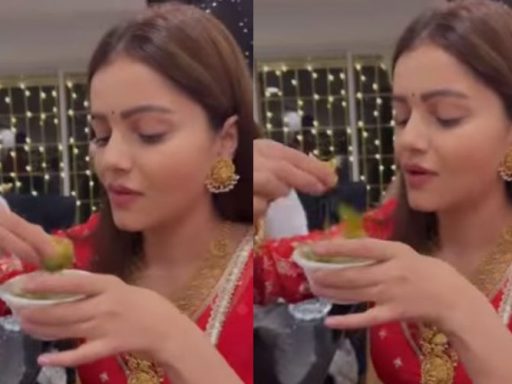 Rubina Dilaik’s OOPS Moment While Eating Pani Puri Is Every Clumsy Person Ever! – Watch Video