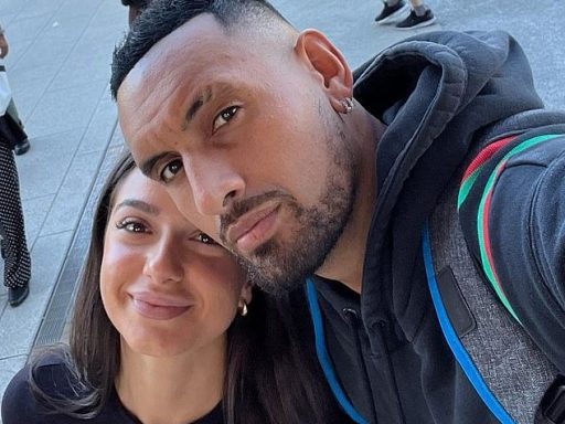 While millions of Aussies watched the Melbourne Cup on Tuesday, Costeen Hatzi (left) instead put her tennis star boyfriend Nick Kyrgios (right) to work