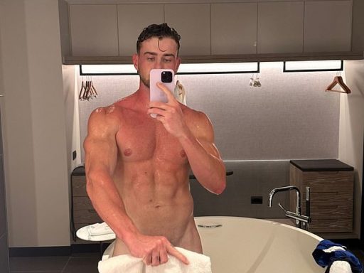 Harry Jowsey almost revealed more than he intended to on Sunday when he shared a bathroom selfie wearing a very low-slung towel