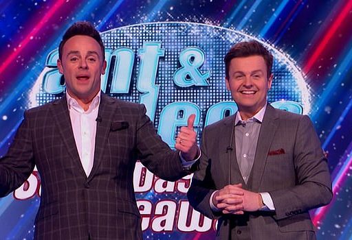 Oops: Saturday Night Takeaway fans were left in hysterics during this weekend's episode when Shrek took a tumble and fell off the stage mid-show